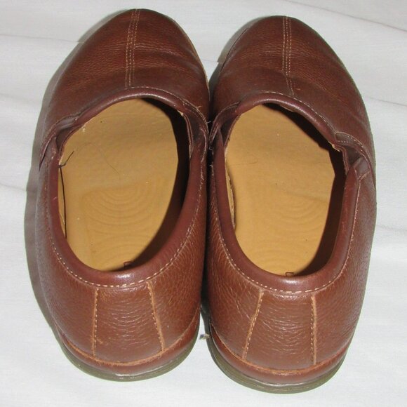 L.L. Bean Elkhide Leather Slip On Loafers Shoes 272346 Men\'s Size 12 Brown main image 2